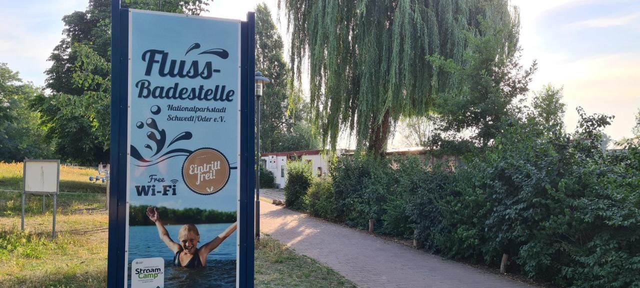 Die Ferienwohnung "Am Kietz" Schwedt  Exteriér fotografie